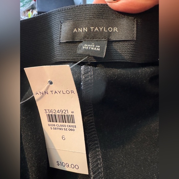 Ann Taylor women’s Gray Dress Pants with ankle zipper accents NWT - Picture 12 of 12